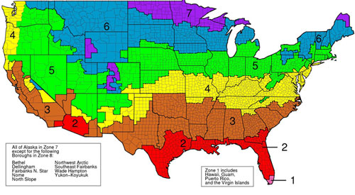 r-value insulation map based on climate in Montana